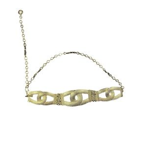 Chicos chunky gold tone belt